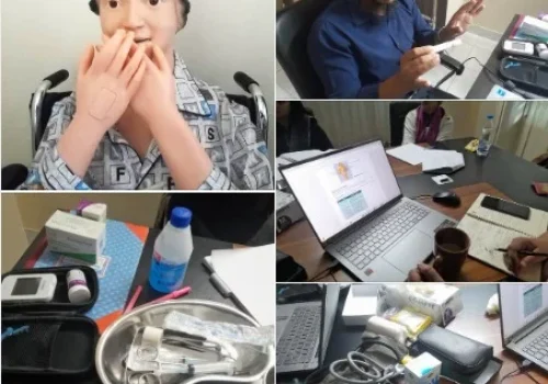 Caregiving Level 2 Online Batch Practical Class! Our Caregiving Level 2 Online batch practical session is happening today — and the classroom is filled with all kinds of medical equipment for hands-on learning! You already know that Flair Bangladesh’s Caregiving Level 2 Online batch runs from 8:00 PM to 10:00 PM, and on two Fridays each month, we cover 6 full hours of practical training. Enroll today! Get 50% scholarship on our Caregiving + Japanese (N5/N4/JFT) Language course, which also includes Basic Communicative English and Cultural Training.